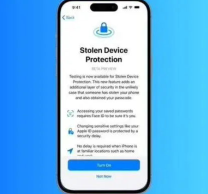 岢岚苹果授权维修店分享被盗设备保护功能开启方法