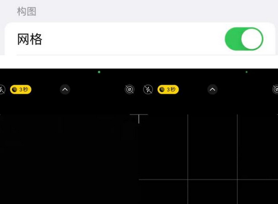 岢岚苹果手机维修网点分享iPhone如何开启九宫格构图功能