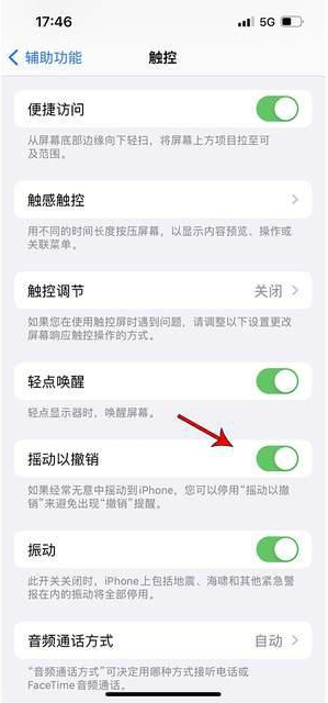 岢岚苹果手机维修分享iPhone手机如何设置摇一摇删除文字 